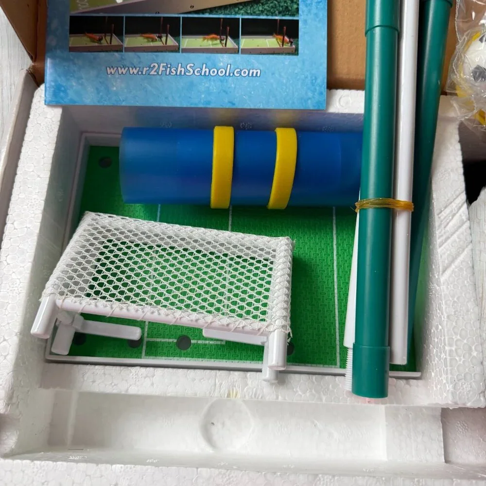 R2 Fish School Complete Kit Aquarium Fish Tricks Training Set w/ Manual CD